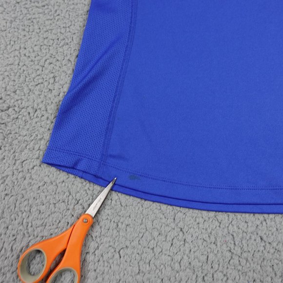 NIKE Dri Fit Tank Top Womens Small Blue Razor Back Pullover Running Tennis Golf - Picture 11 of 12